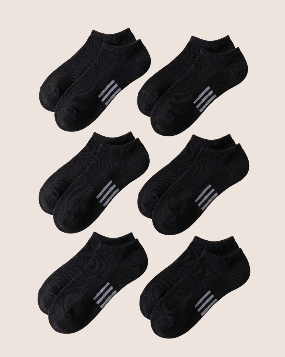 Invisible Anti-Odor 6-Pack Men Socks